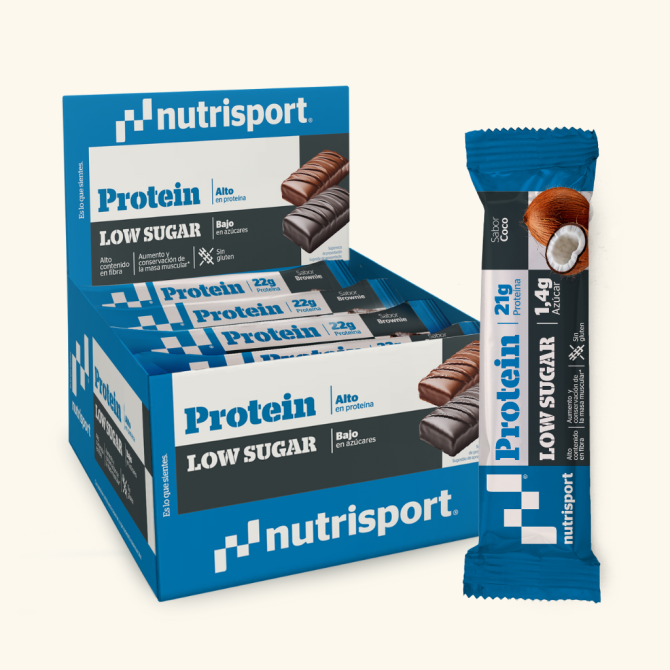 Barritas Protein Low Sugar Coco (16 uds)