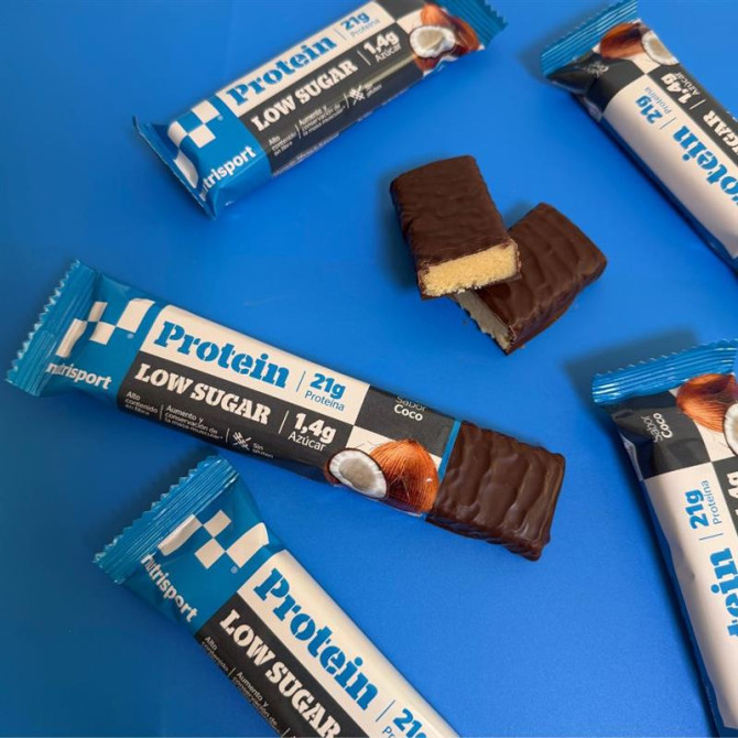 Barritas Protein Low Sugar Coco (16 uds)