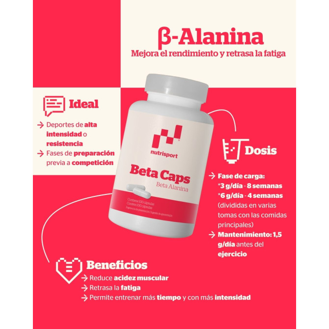 Beta Caps ß-Alanina (100 caps)