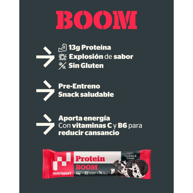 Protein Boom Stracciatella (24 uds)